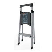 Escalerilla tubular plegable, 2 peldaños, aluminio, TRUPER