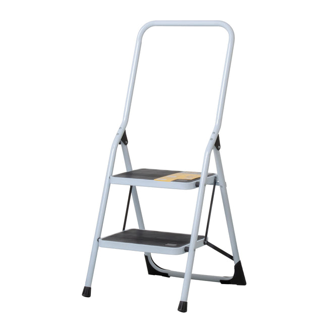 Escalerilla tubular, plegable, 2 peldaños con barandal(DESC)