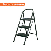 Escalerilla tubular, plegable, 3 peldaños, TRUPER