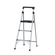 Escalerilla tubular plegable, 3 peldaños, aluminio, TRUPER