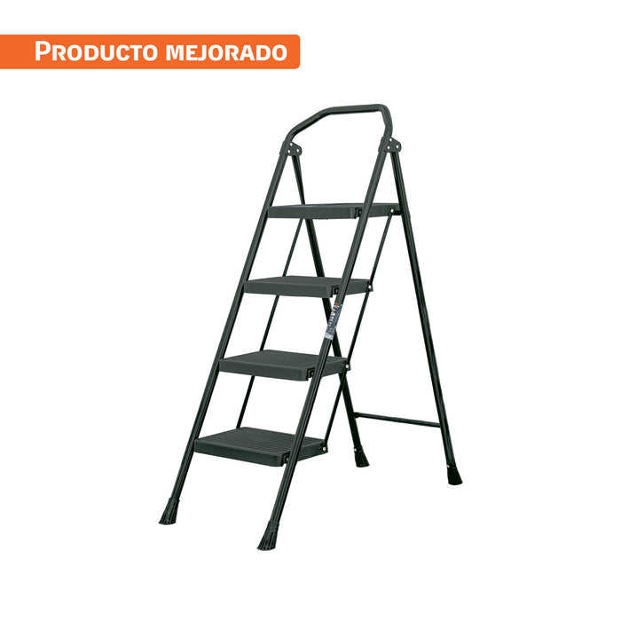 Escalerilla tubular, plegable, 4 peldaños, TRUPER