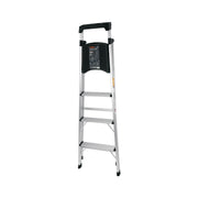 Escalerilla tubular plegable, 4 peldaños, aluminio, TRUPER