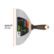 Espátula flexible 10' acero inoxidable, Comfort Grip, EXPERT