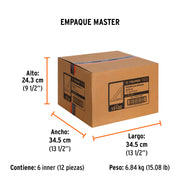 Escuadra 12' de aluminio para muros de yeso, TRUPER
