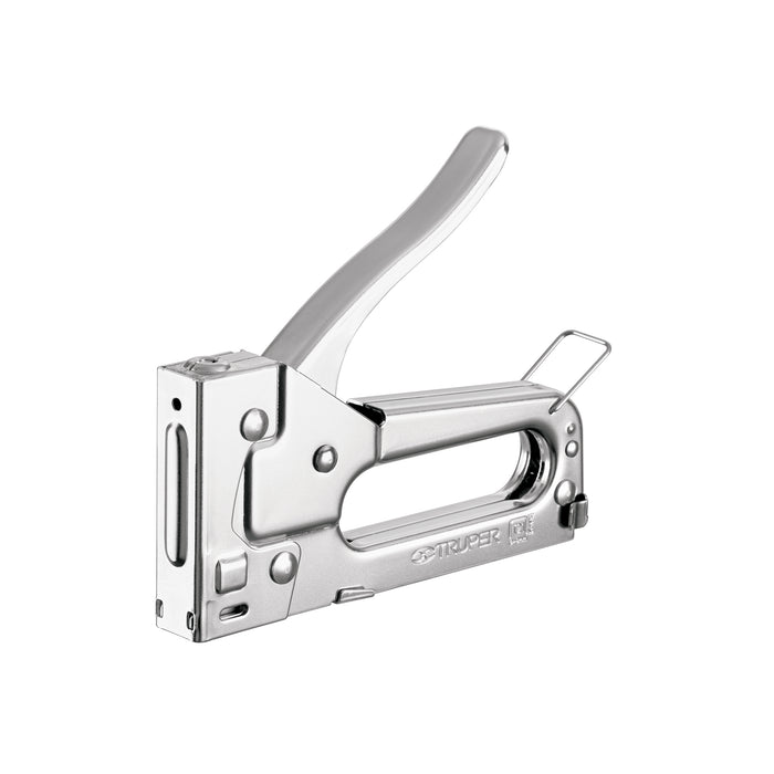 Engrapadora tipo pistola para ¼' y 5/16', con 200 grapas