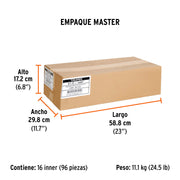 Espátula flexible 1' con mango de madera, TRUPER
