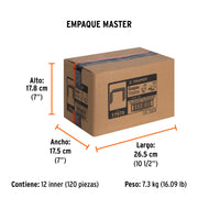 1000 grapas 1/4' corona 11.2 mm, para ET-21 y ET-19, TRUPER