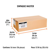 Espátula flexible 4' con mango de madera, TRUPER