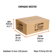 1000 grapas 1/2' corona 10.6 mm, para ET-50X y ET-50, TRUPER