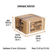 1000 grapas 1/4' corona 10.6mm, para ET-50X, ET-50 y EM-50