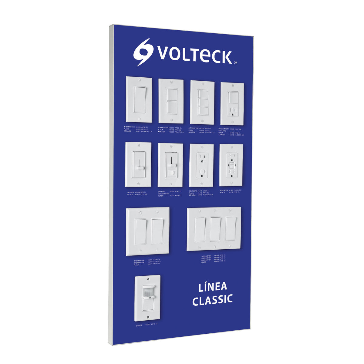 Exhibidor línea clásica, VOLTECK