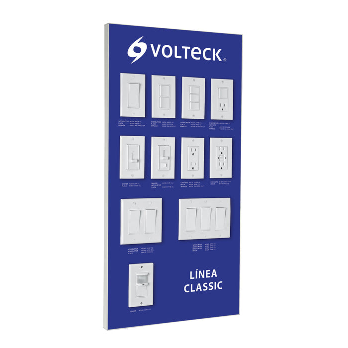 Exhibidor línea clásica, VOLTECK