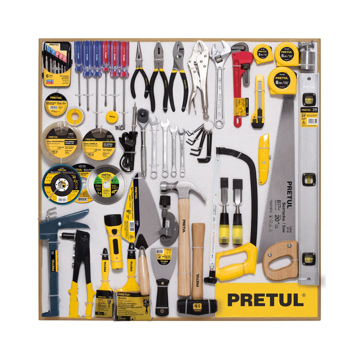 Exhibidor PRETUL 80x80 cm, 1 tablero