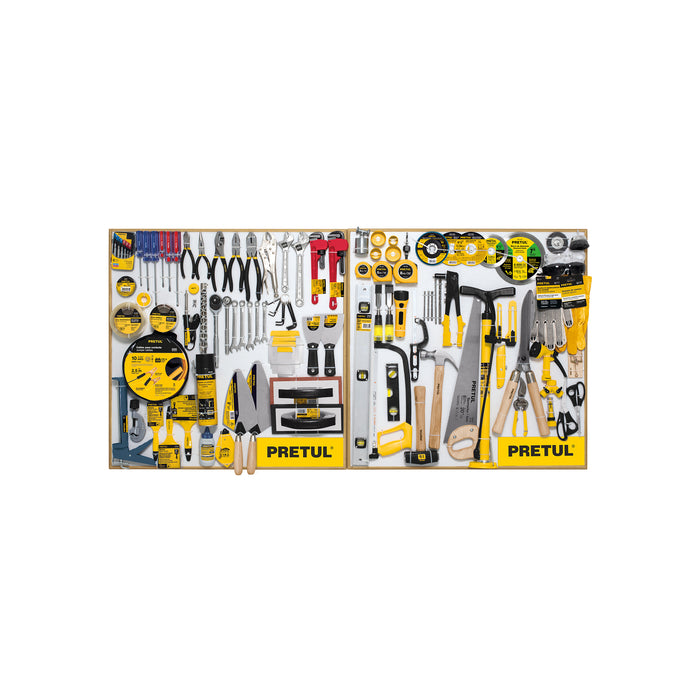 Exhibidor PRETUL 80x80 cm, 2 tableros