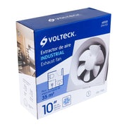 Extractor de aire de 10',blanco, VOLTECK
