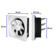 Extractor de aire de 10',blanco, VOLTECK