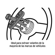 Extractor de volantes, 11 piezas, TRUPER
