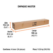 Extensión de aluminio para rodillo, 2.7 m, TRUPER