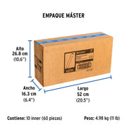 Extensión 10 cm latón cromado para contra de lavabo, 1-1/4'