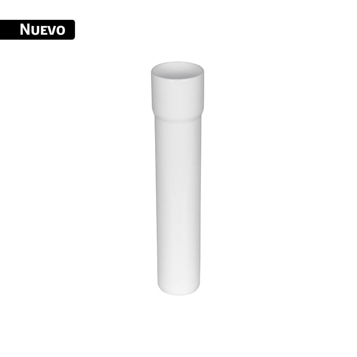Extensión 20 cm de plástico para contra de fregadero, 1-1/2'