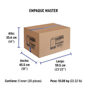 Lámpara espiral T5 105 W alta potencia luz de día, caja