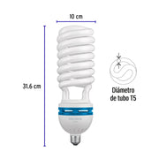 Lámpara espiral T5 105 W alta potencia luz de día, caja
