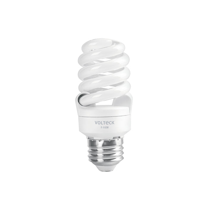 Lámpara espiral mini T2 11 W luz de día en blíster, VOLTECK