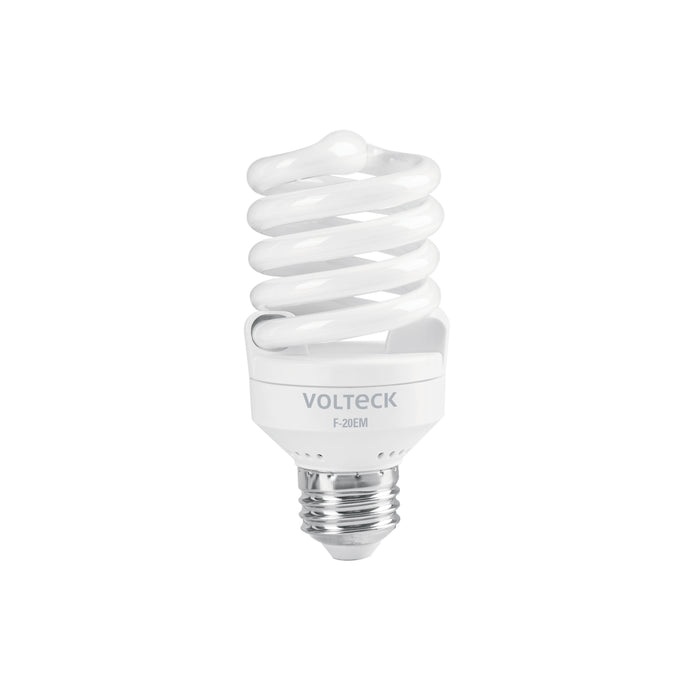 Lámpara espiral mini T2 20 W luz de día en blíster, VOLTECK