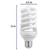 Lámpara espiral T4 24 W luz de día en blíster, VOLTECK