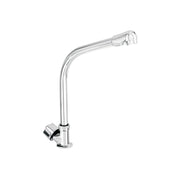 Llave individual fregadero, cuello cobra, hexagonal, BASIC
