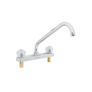 Mezcladora 8' fregadero cromo, cuello largo, acrílico, BASIC