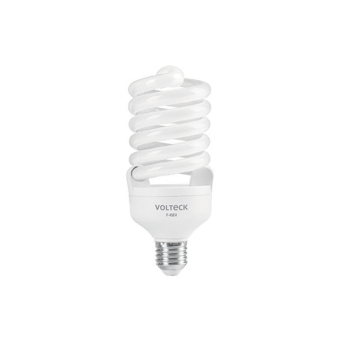 Lámpara espiral T4 45 W alta potencia luz de día, caja