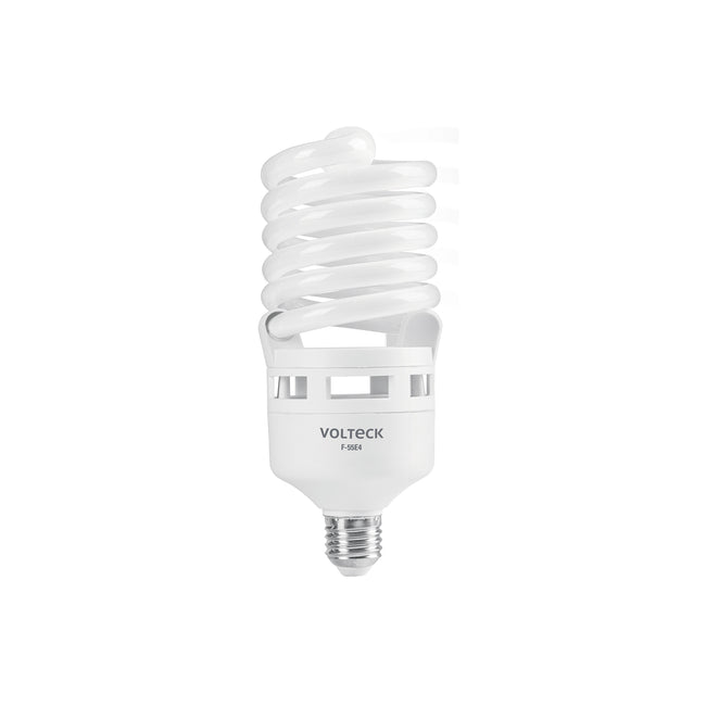 Lámpara espiral T4 55 W alta potencia luz de día, caja