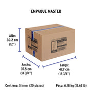 Lámpara espiral T5 55 W alta potencia luz de día, caja