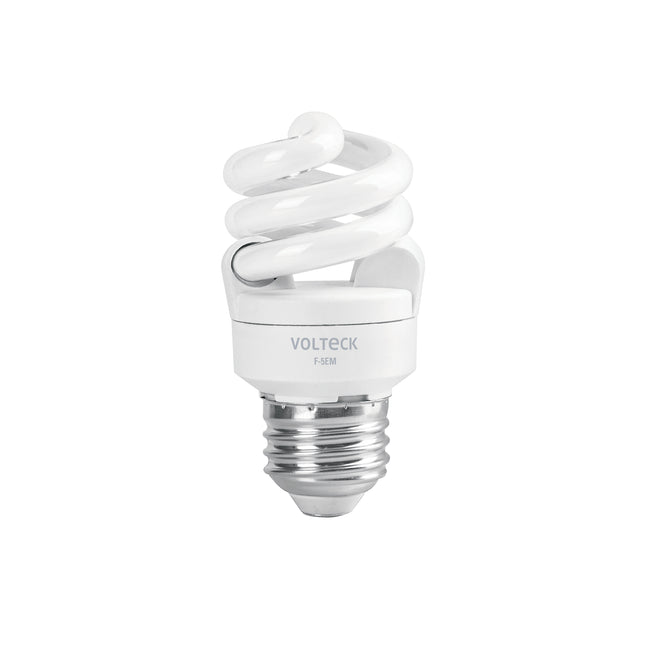 Lámpara espiral mini T2 5 W luz de día en blíster, VOLTECK