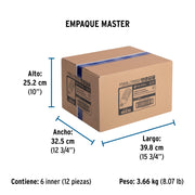 Lámpara espiral T4 65 W alta potencia luz de día, caja