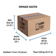 Lámpara espiral T5 85 W alta potencia luz de día, caja