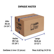 Lámpara espiral 85 W base mogul E39 220 V luz día, caja