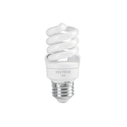 Lámpara espiral mini T2 9 W luz de día en blíster, VOLTECK