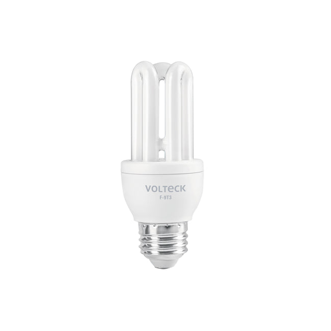 Lámpara triple T3 9 W luz de día en blíster, VOLTECK