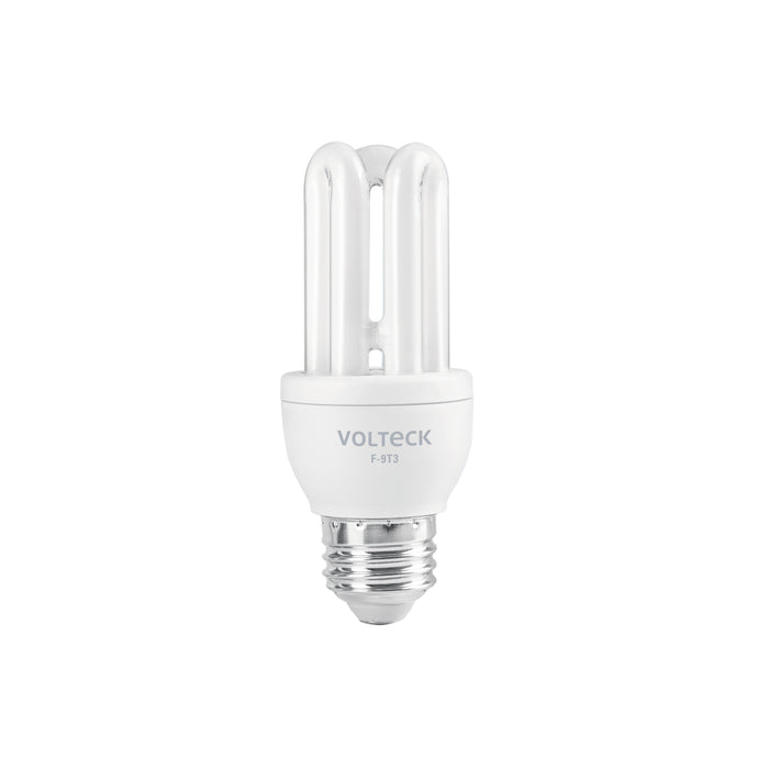 Lámpara triple T3 9 W luz de día en blíster, VOLTECK