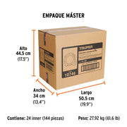 Flexómetro Auto-Lock contra impactos 3 m cinta 16 mm, TRUPER