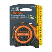 Flexómetro Auto-Lock contra impactos 5 m cinta 19 mm, TRUPER