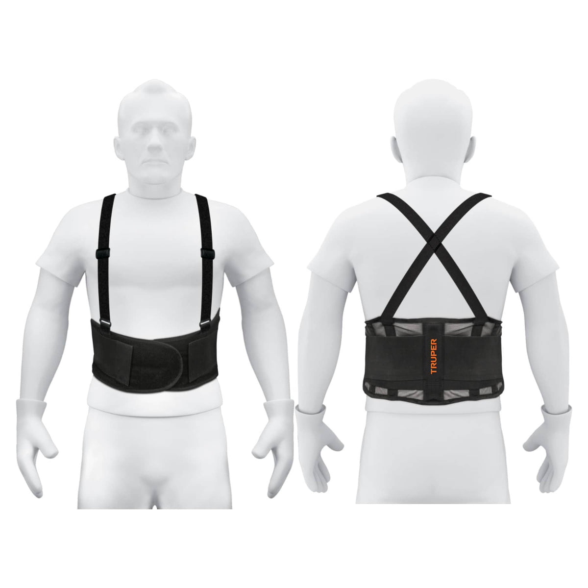 Faja lumbar de malla transpirable, talla M, TRUPER