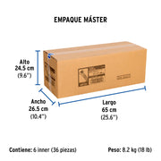 Manguera para boiler, acero inox. 1/2'H x 3/4'H, 40 cm