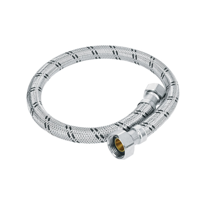 Manguera para boiler, acero inox. 1/2'H x 3/4'H, 60 cm