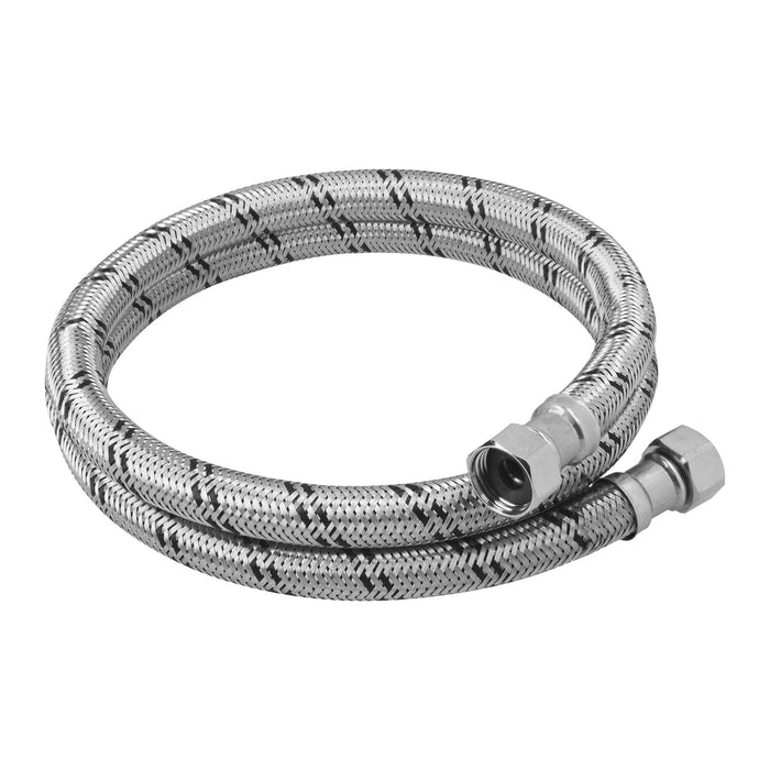 Manguera para boiler, acero inox. 1/2'H x 1/2'H, 120 cm