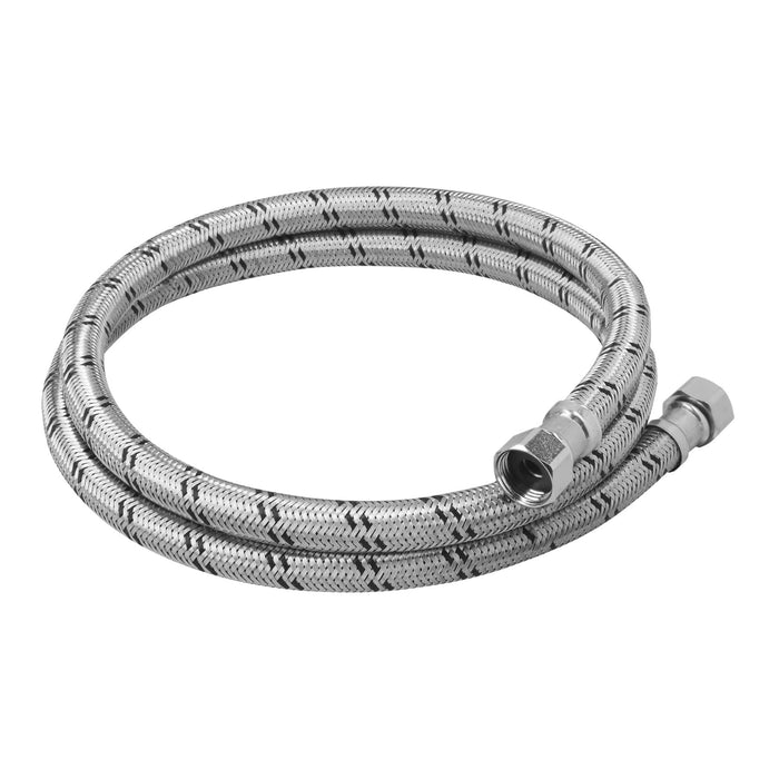 Manguera para boiler, acero inox. 1/2'H x 1/2'H, 150 cm
