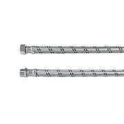 Manguera para boiler, acero inox. 1/2'H x 1/2'M, 80 cm