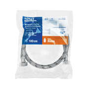 Manguera para boiler, acero inox. 3/4'H x 3/4'H, 100 cm